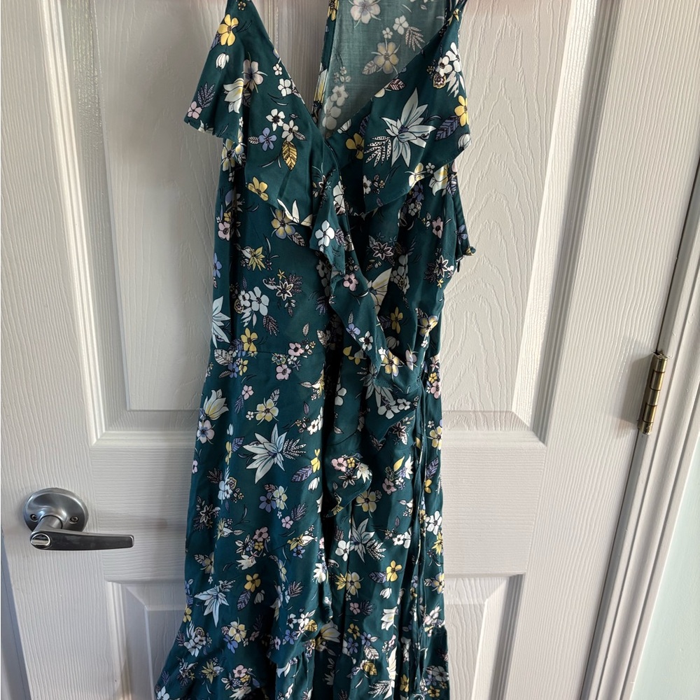 Mossimo Supply Co. Floral Dress in Blue